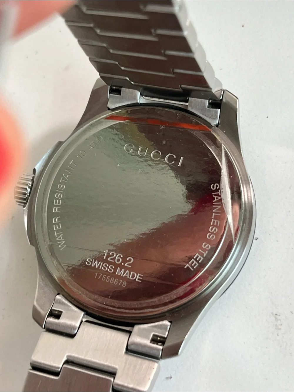 Gucci Sport Dive men’s Watch 126.2 Swiss Made
